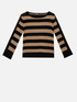 Suéter de rayas con bordes de lentejuelas image number 3