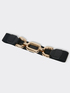 Elasticated belt with chain image number 0