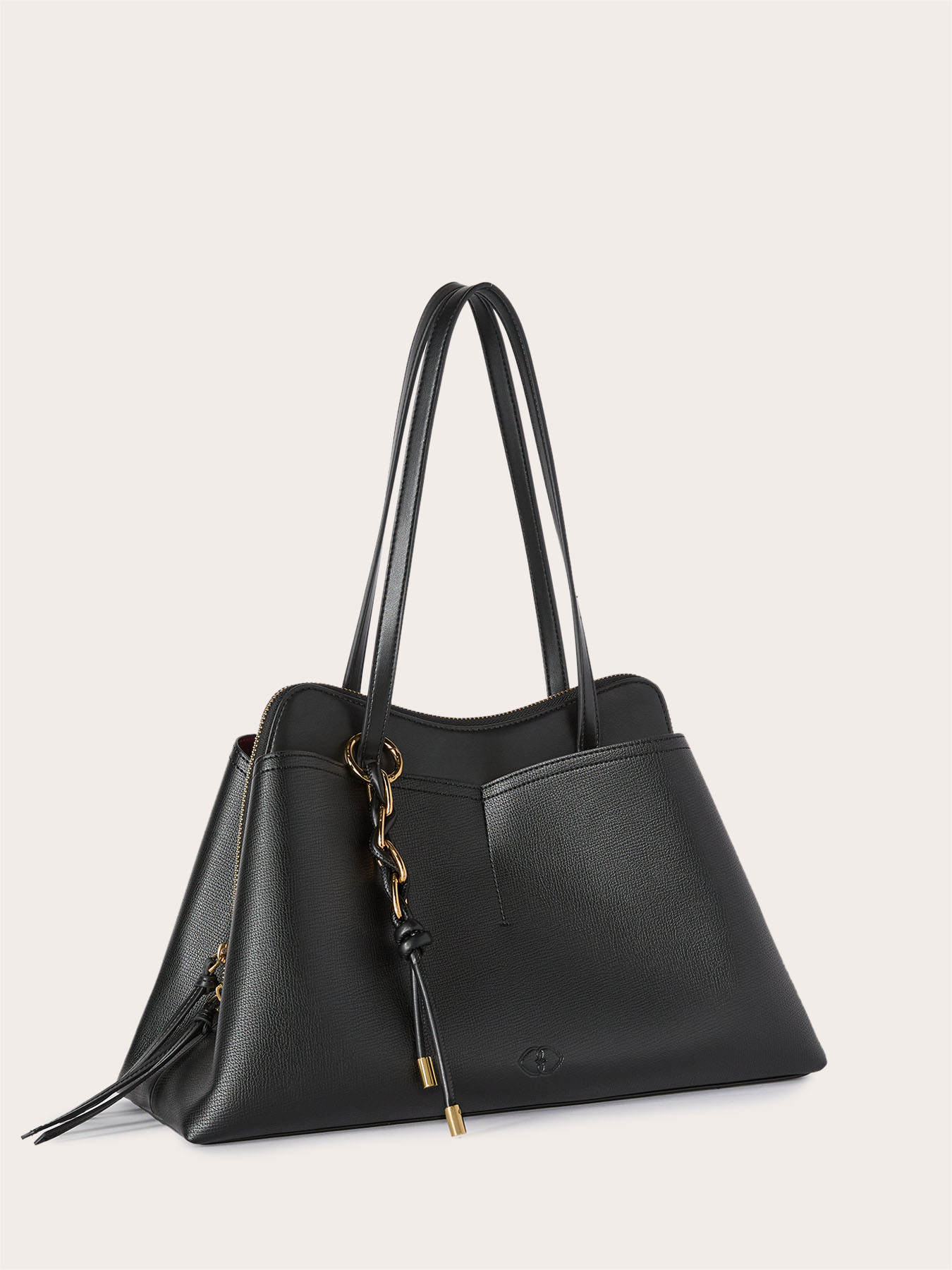 Bolso tote de tejido recubierto image number 3