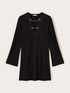 Vestido ajustado en punto milano con cadenas image number 4