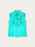 Blouse avec n&oelig;ud satin image number 3