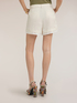 Cropped linen blend trousers image number 2