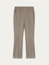 Houndstooth patterned flared trousers image number 3