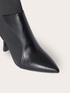 Pointed ankle boot with elastic band image number 2
