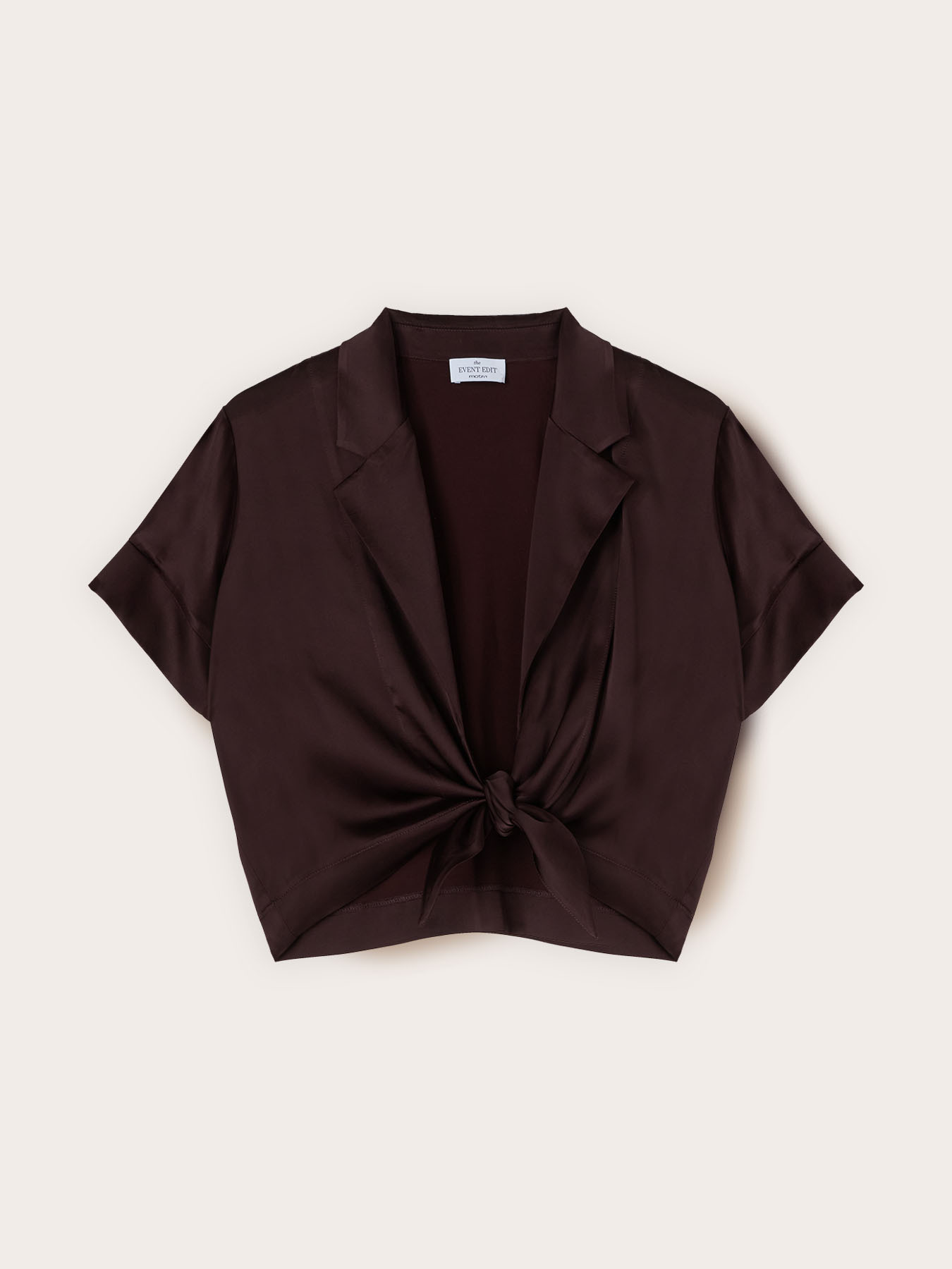 Satin shrug with knot image number 4