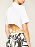 Short shirt with cut-out back motif image number 2