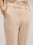 Cropped ramie trousers image number 3