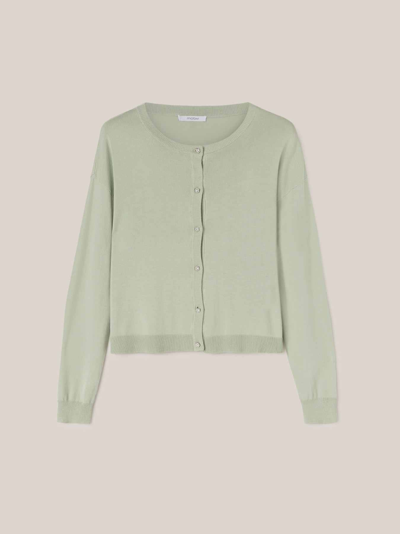 Cardigan con spacchi laterali image number 3