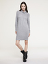Angora blend knit dress with buttons image number 0