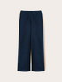 Wide-leg trousers in cotton twill image number 3