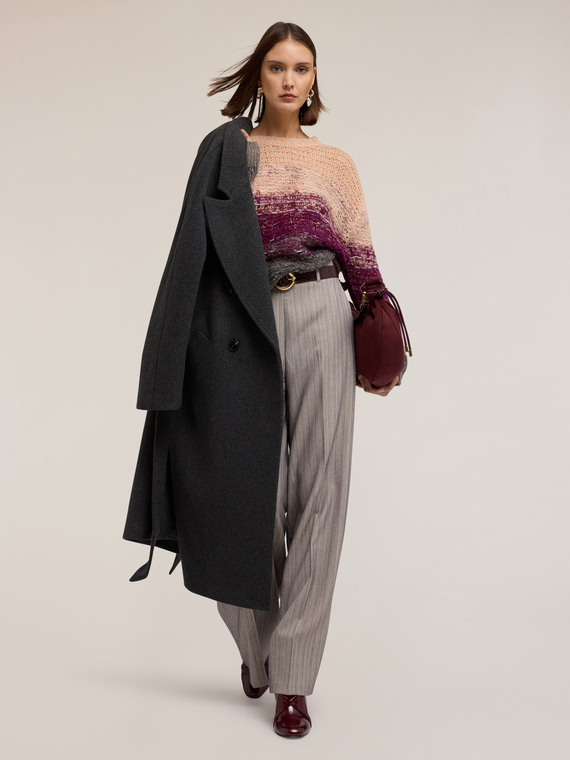 Maglia sfumata in misto mohair