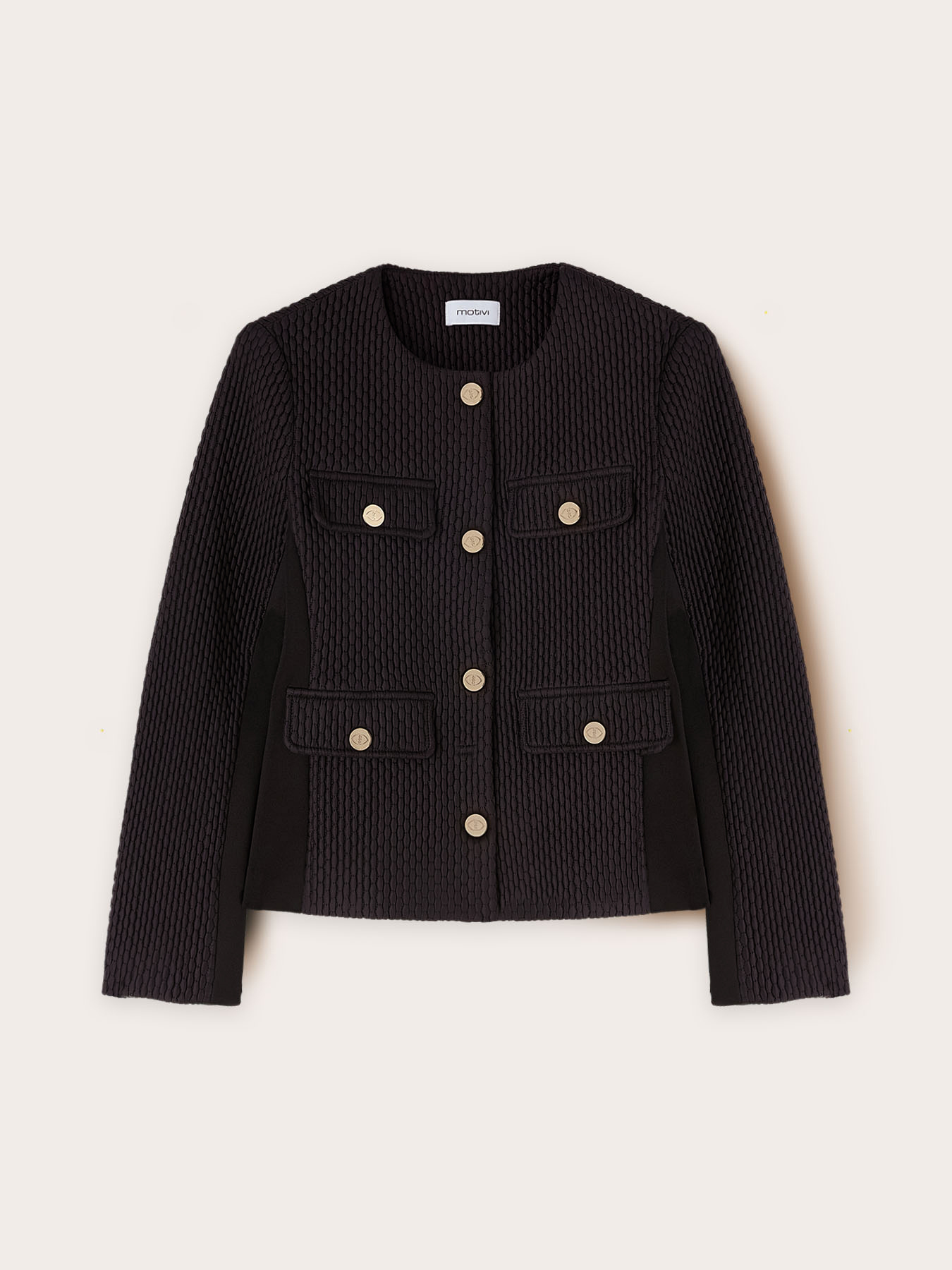 Giacca in scuba trapuntato image number 4