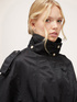Short wind jacket with drawstring at the waist image number 2