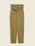 Pantaloni carrot con fusciacca image number 3