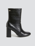 Croc embossed ankle boots image number 2