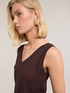 Top in maglia misto lino image number 2