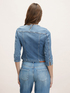 Jachetă din jeans cu pietre de cristal image number 1