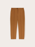 Pantalones regulares de tejido crep&eacute; image number 3