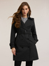 Double-breasted technical fabric trench-coat image number 2