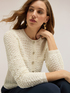 Openwork knit cardigan image number 3