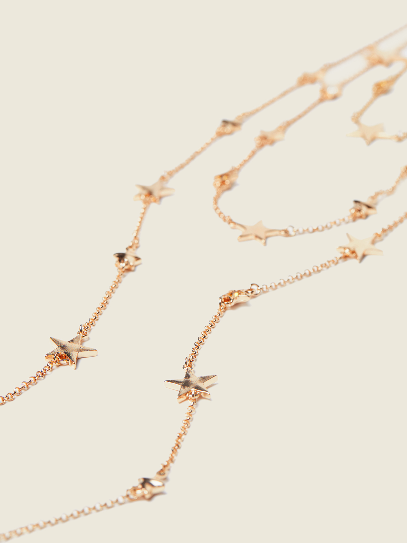 Collana multifilo con stelle image number 0