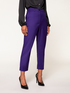 Colour block regular trousers image number 2