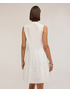 Robe chemise en voile avec col mao image number 1