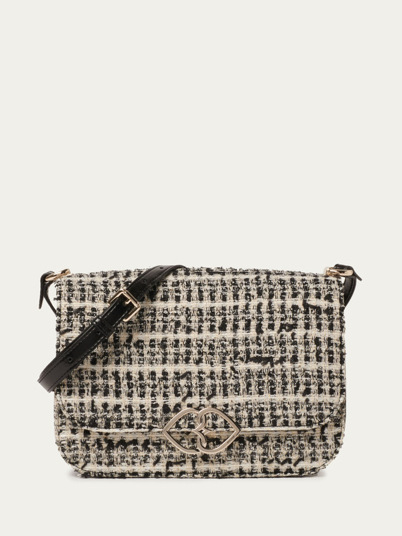 Maxi Daily Bag Double Love in tweed misto lurex
