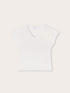 T-shirt with embroidery on the shoulder image number 4