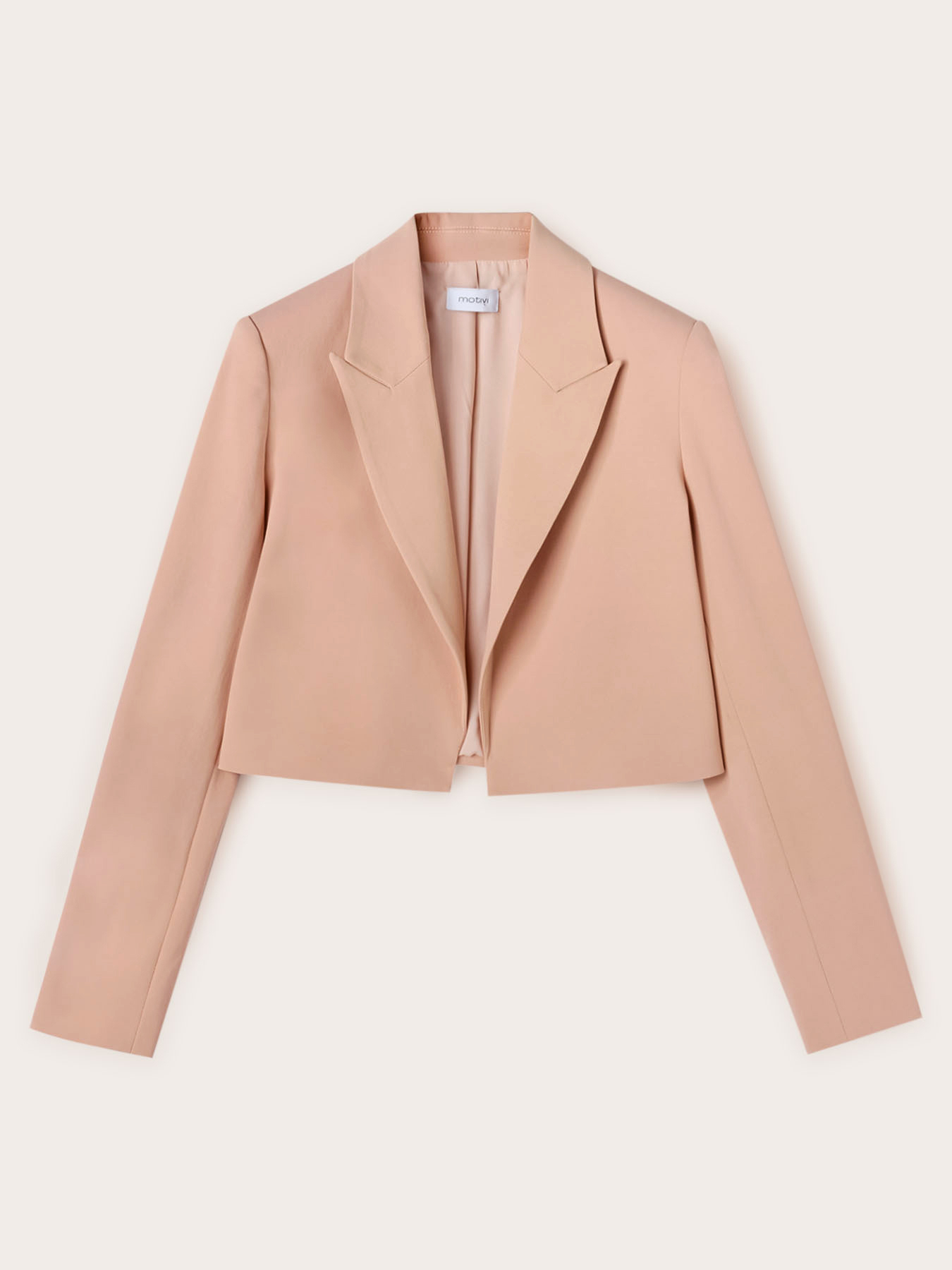 Cotton blend canvas spencer jacket image number 4