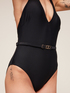 One-piece swimsuit with waistband image number 2