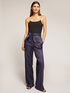 Pantaloni larghi lucidi image number 1
