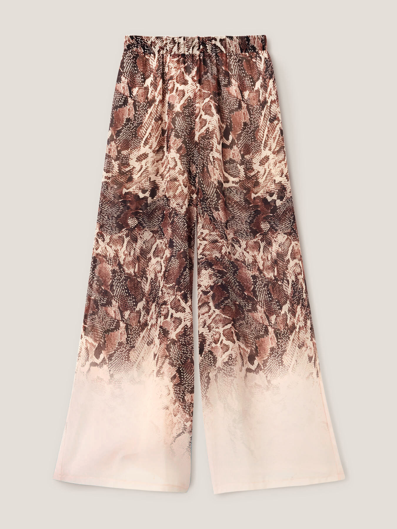 Pantalon large à imprimé python image number 3