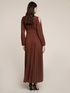 Long pleated dress image number 1