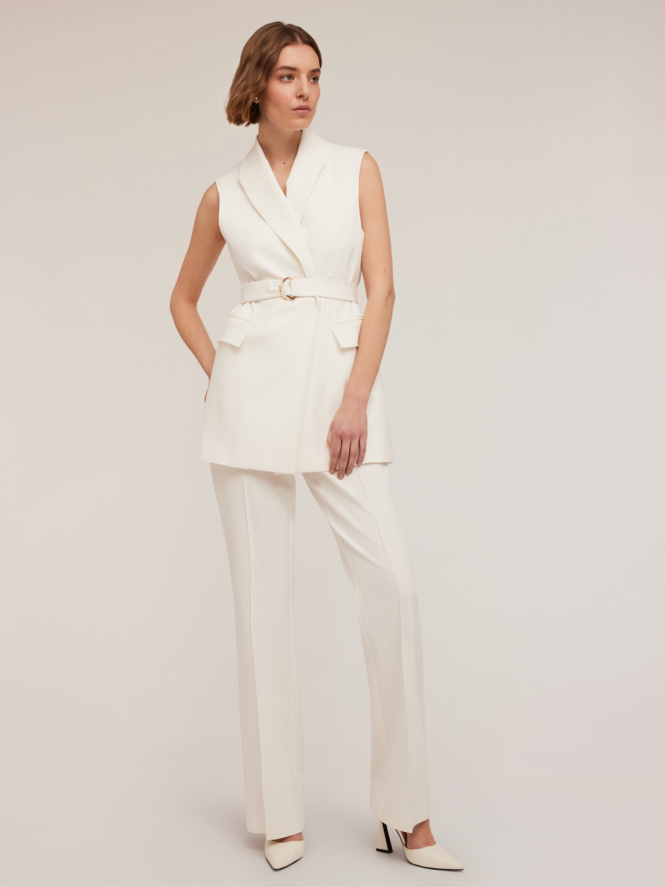 Schlaghose mit B&uuml;gelfalte image number 0