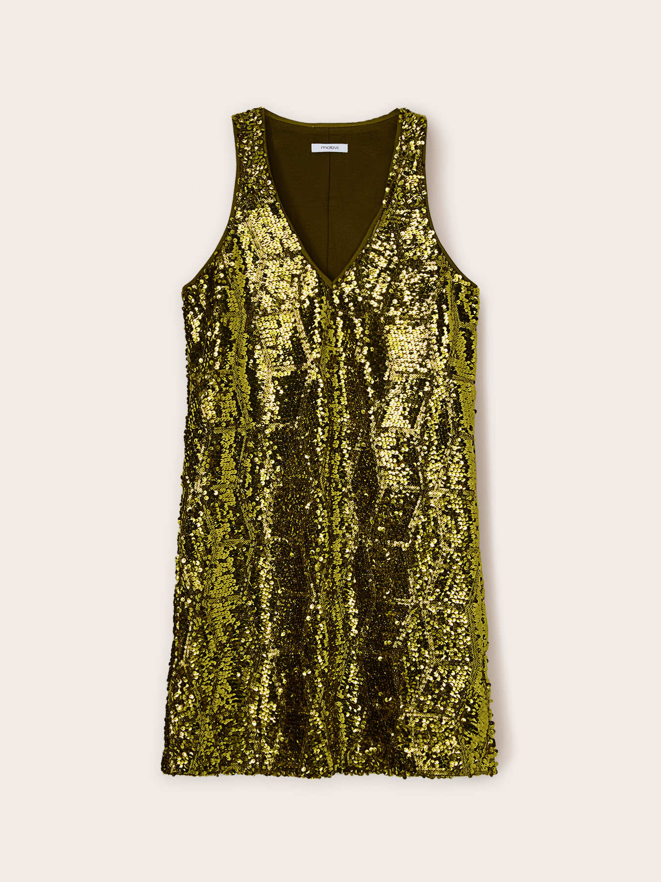 Robe en paillettes dessin g&eacute;om&eacute;trique image number 5