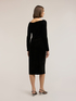 Velvet sheath dress image number 1