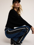 Jeans palazzo con bande laterali image number 3