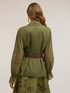Polyviscose vest with belt image number 1