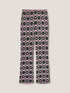 Pantalon flare avec un imprimé géométrique image number 3