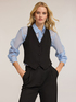 Gilet sartoriale in poliviscosa image number 2