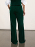 Smooth velvet palazzo trousers image number 1