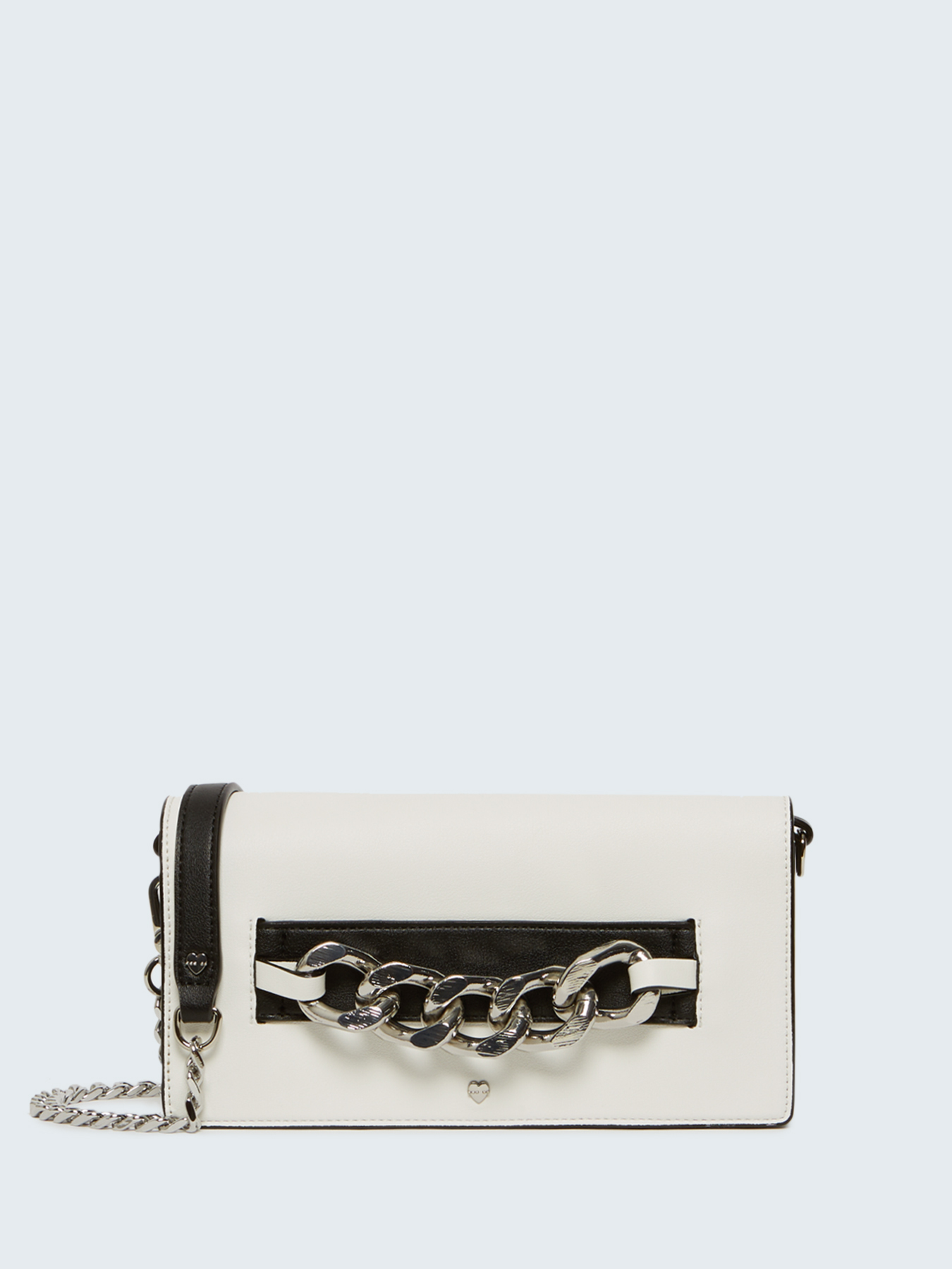 Two-tone shoulder bag with jumbo chain image number 0