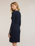 Minikleid aus gerippter Strickware mit Plisseerock image number 1