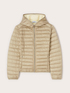Lightweight hooded down jacket image number 4