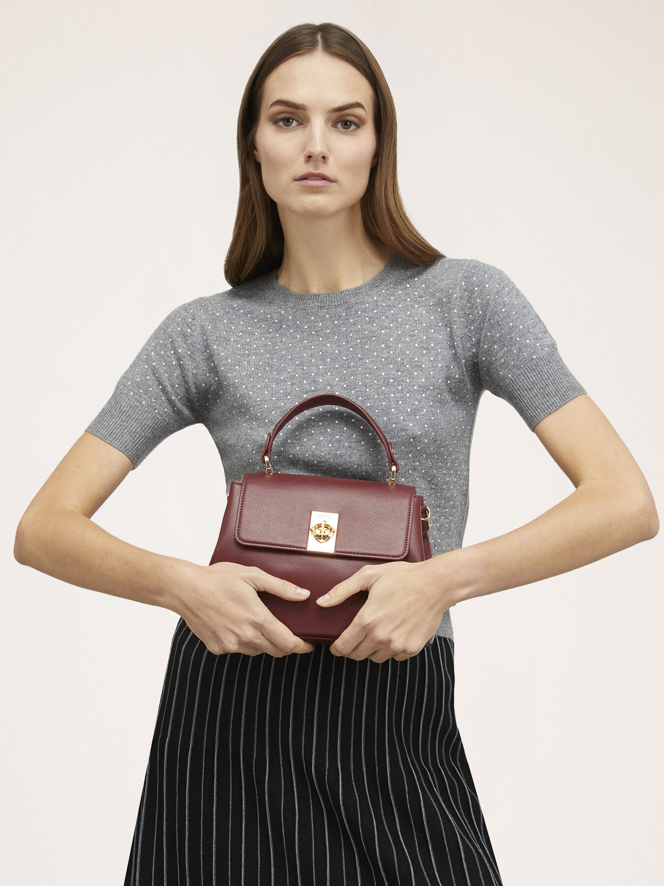 Medium bag in coated fabric image number 0