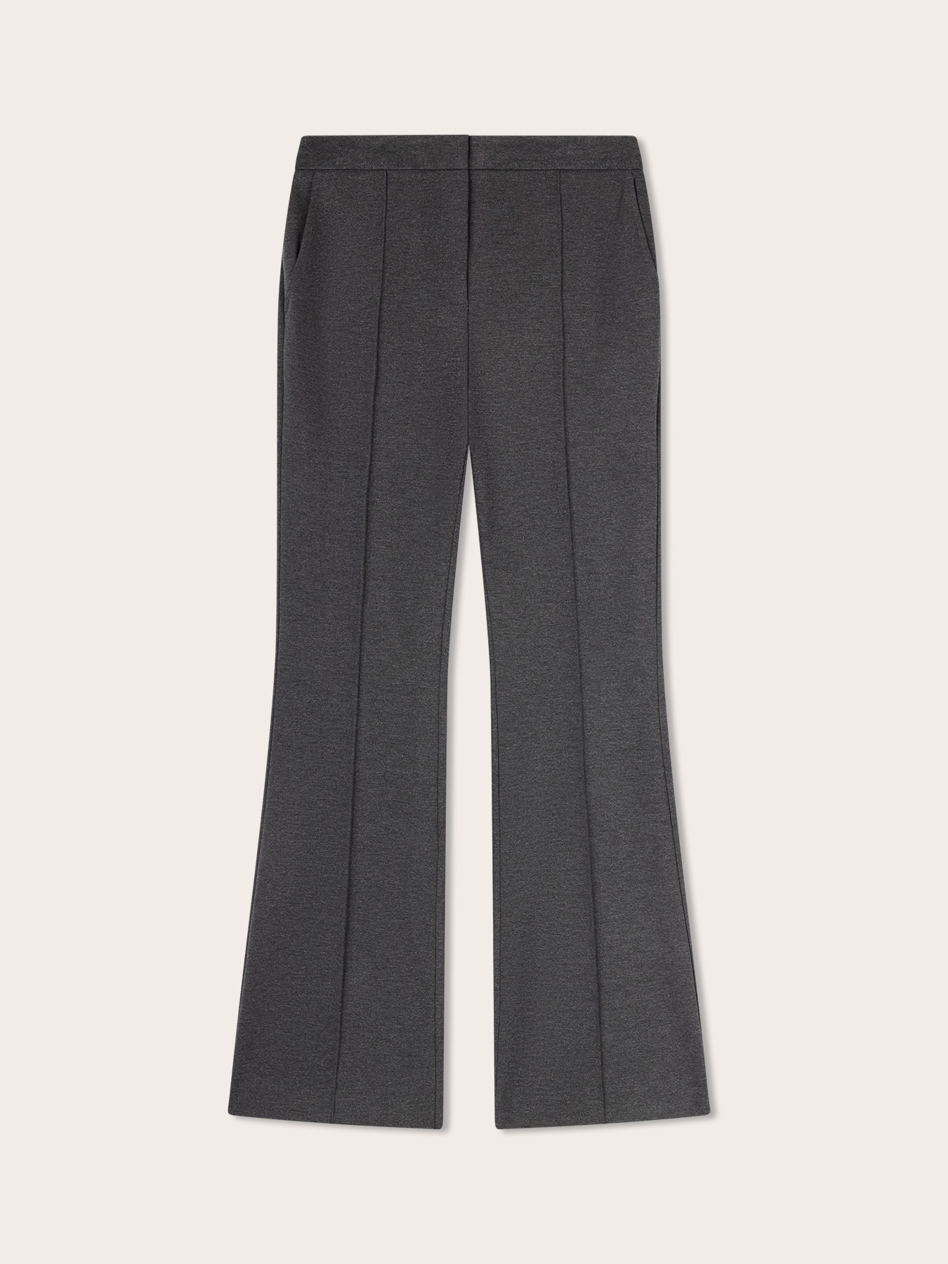 Flare pants in milano stitch image number 4