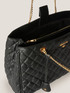 Quilted faux leather Shopping bag image number 3