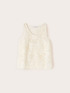 Top en tulle avec broderie tridimensionnelle image number 4