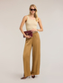 Ribbed jersey top in viscose lurex image number 2